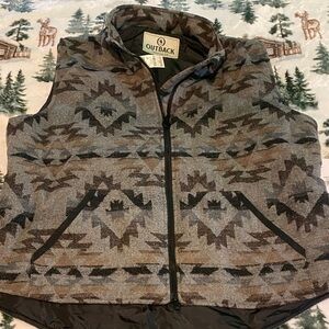Outback Aztec Patterned Vest
